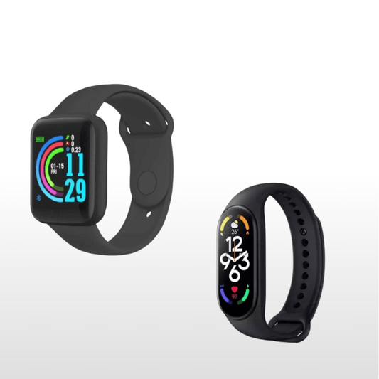 smart watch Y68 + Smartband M7 - tienda rique